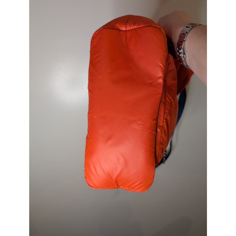 Nautica Burnt Orange Crossbody Hobo Bag Hidden Treasure Navy Strap NWT - Picture 11 of 12